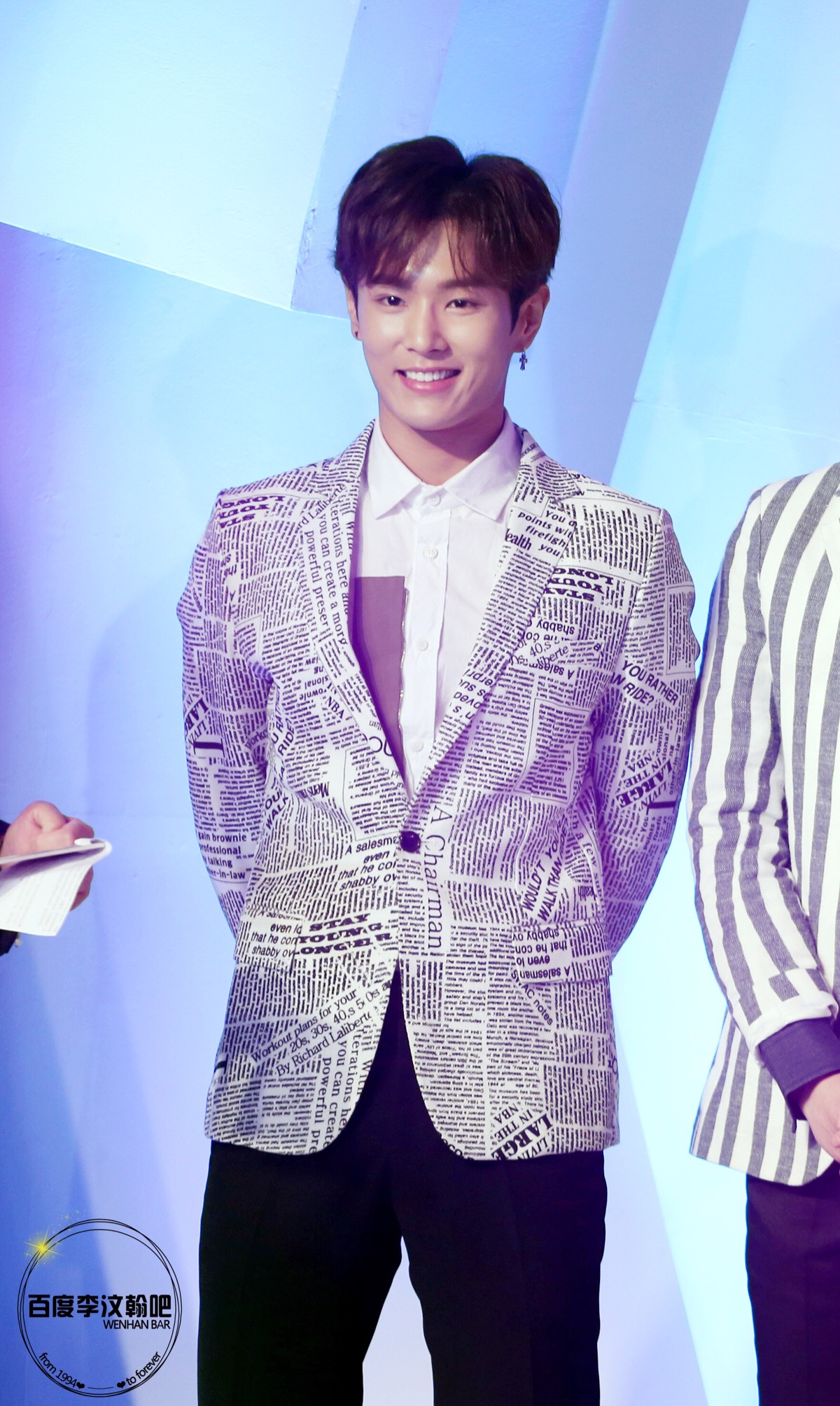 160301 wjsn发布会#uniq李汶翰
