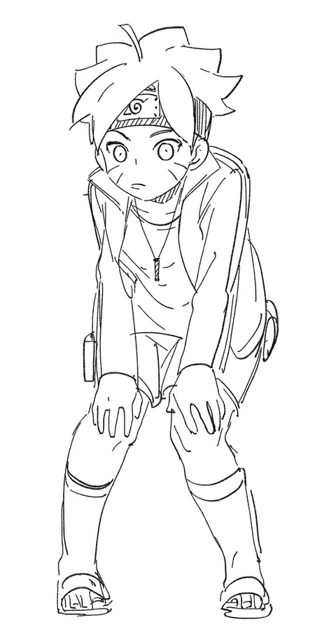 【漩涡博人】有点好奇呢(侵删)