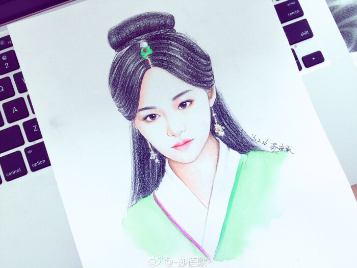 郑爽. 彩铅画