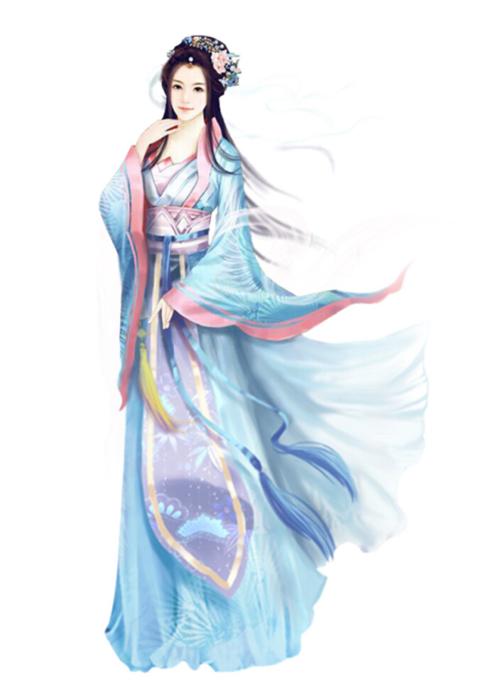 橙光游戏古风美女立绘
