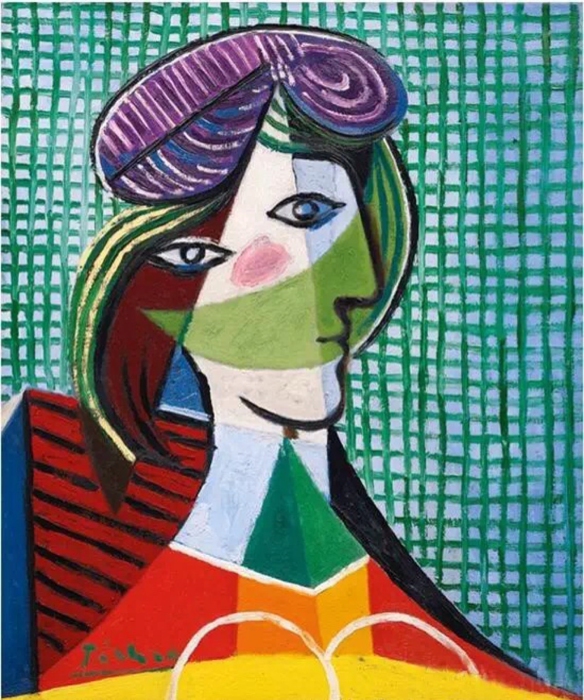 巴布罗·毕加索 《女子头像》