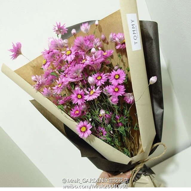 ins | 韩式花束 手拿花束 小菊