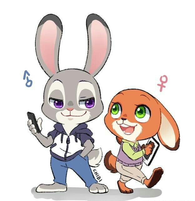 zootopiaa鹦鹉鹦鹉城~狐兔cp的狐狸!狐尼克&兔朱迪孩子兔子动物鱼饲料在哪买图片