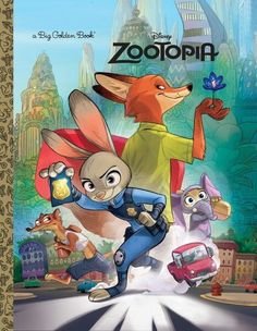 zootopia 疯狂动物城 nick&judy 3d动画 电影 同人 手绘 人设 海报