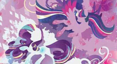 小马宝莉rarity和twilight sparkle壁纸.