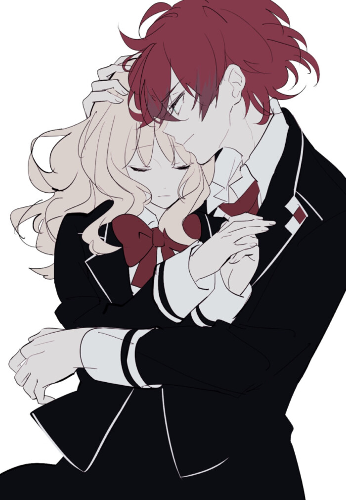 这个画风很有个性呢～ diaboliklovers 魔鬼恋人 逆卷绫人&小森唯