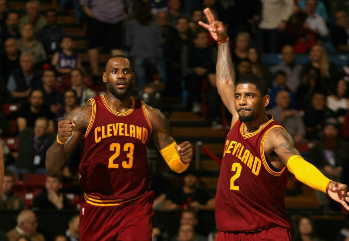 lebron james 勒布朗·詹姆斯&kyrie irving 凯里·欧文