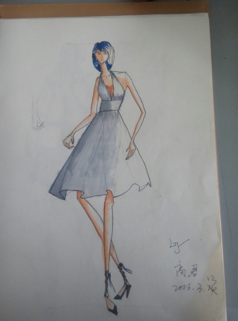 初学者,时装画,手绘
