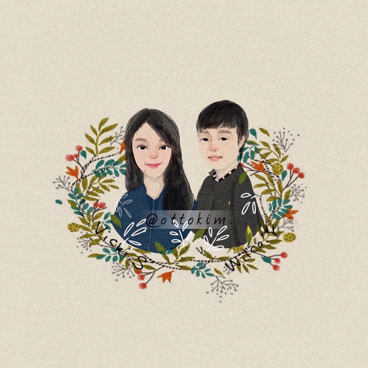【新作·vicki :"现实版的李大仁和程又青终于结婚了!