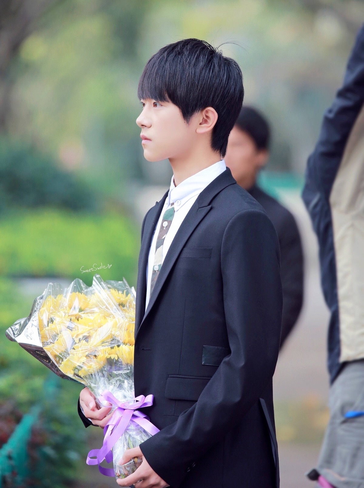 tfboys易烊千玺 160314 超少年密码 高清 cr.logo 侧颜