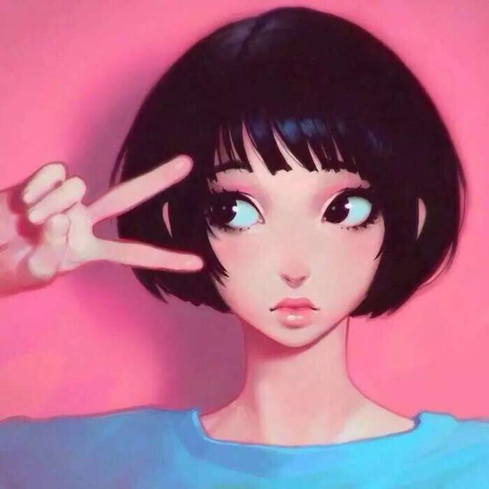 女生头像 动漫 可爱 小清新 欧美 韩国 原宿风 少女心