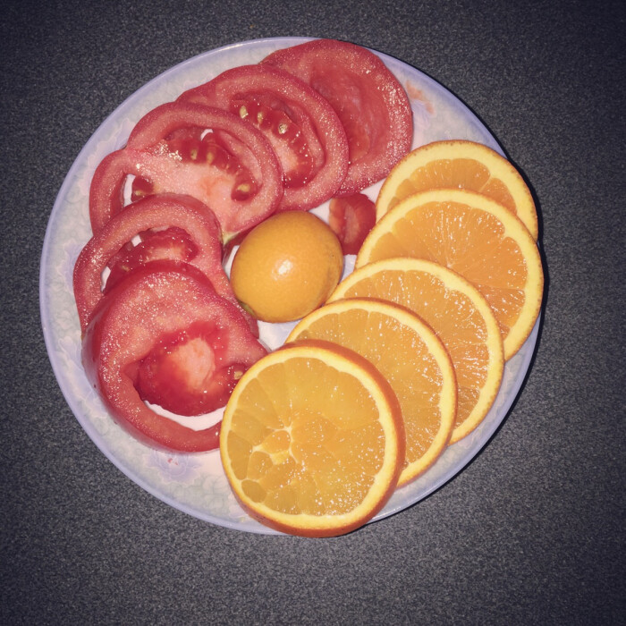 橙子变西红柿图片