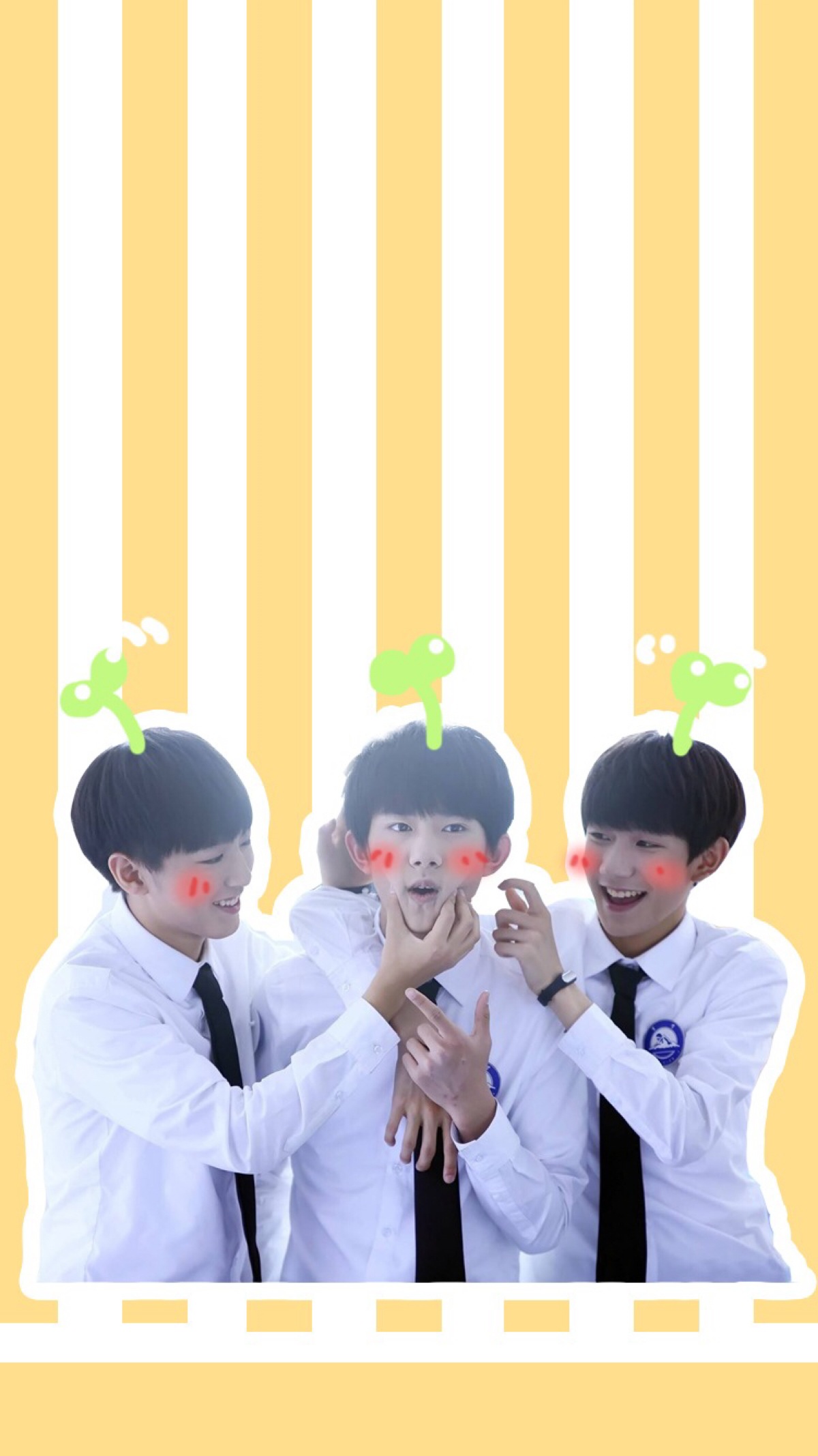 王俊凯 #易烊千玺 #王源 #tfboys 手机壁纸手机桌面背景 高清 可爱