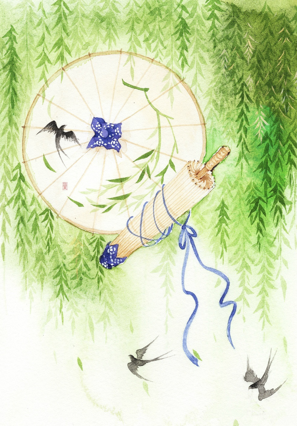 春光缭绕,杨柳迢迢〕作者 临墨