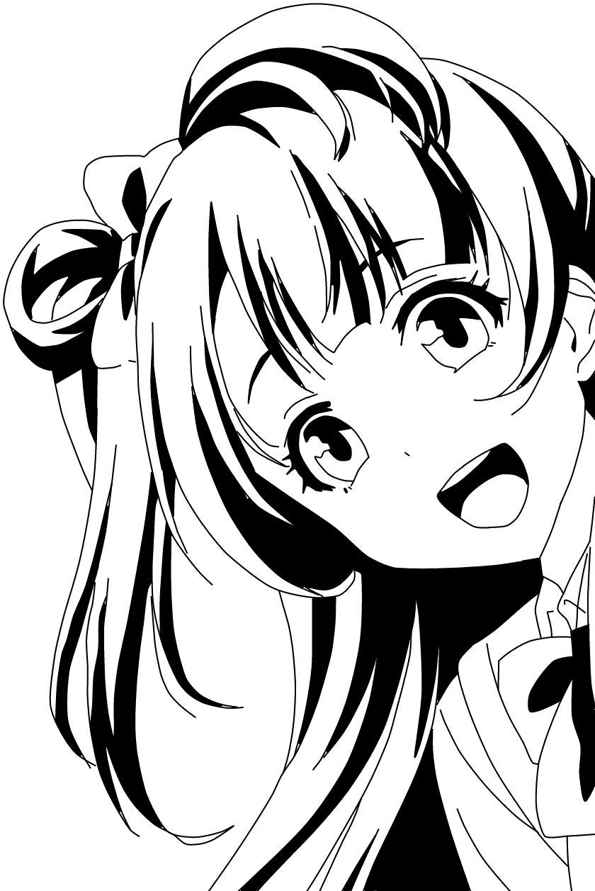 橡皮章素材.lovelive.南小鸟.