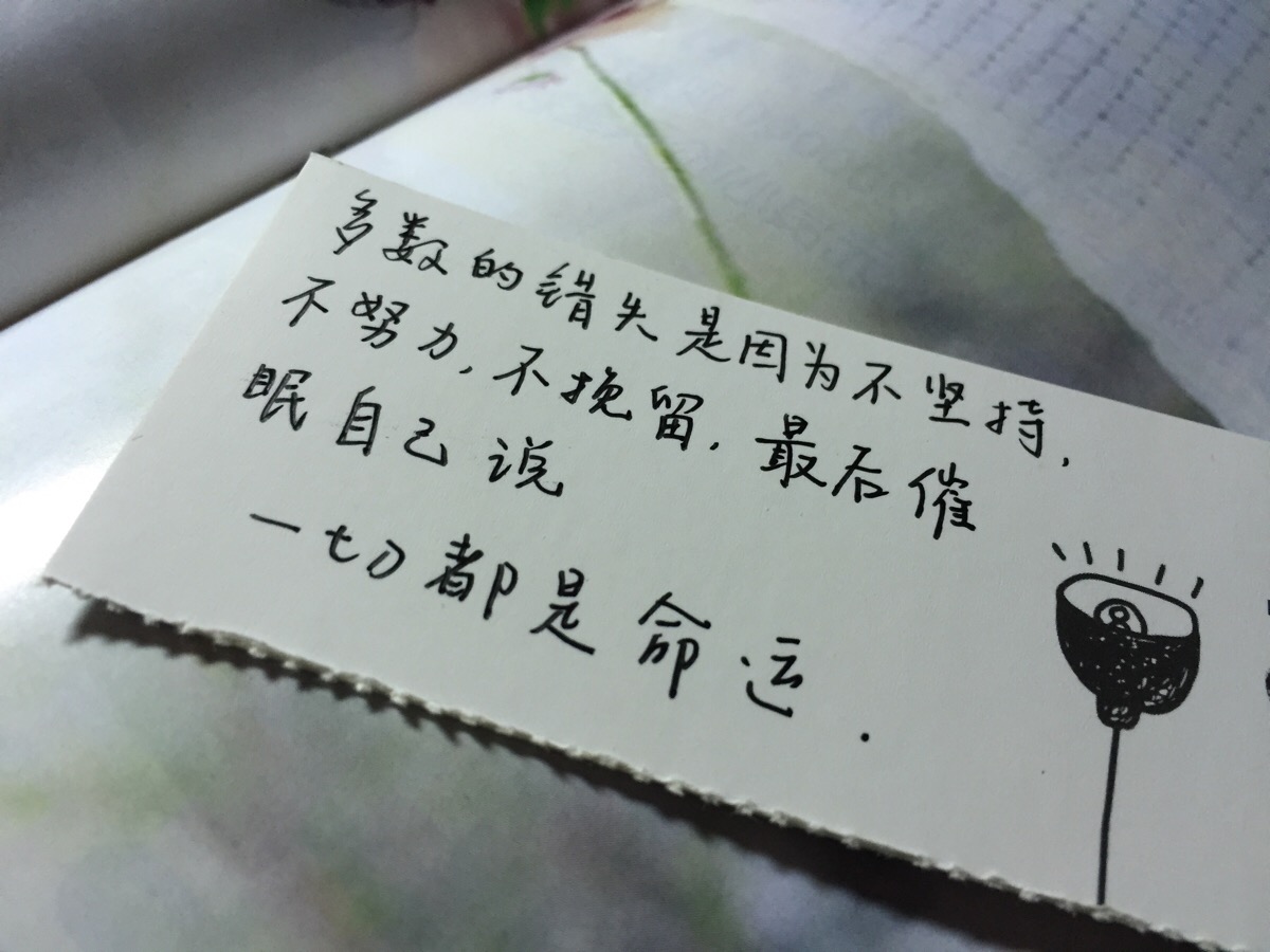 一切都是命运吗