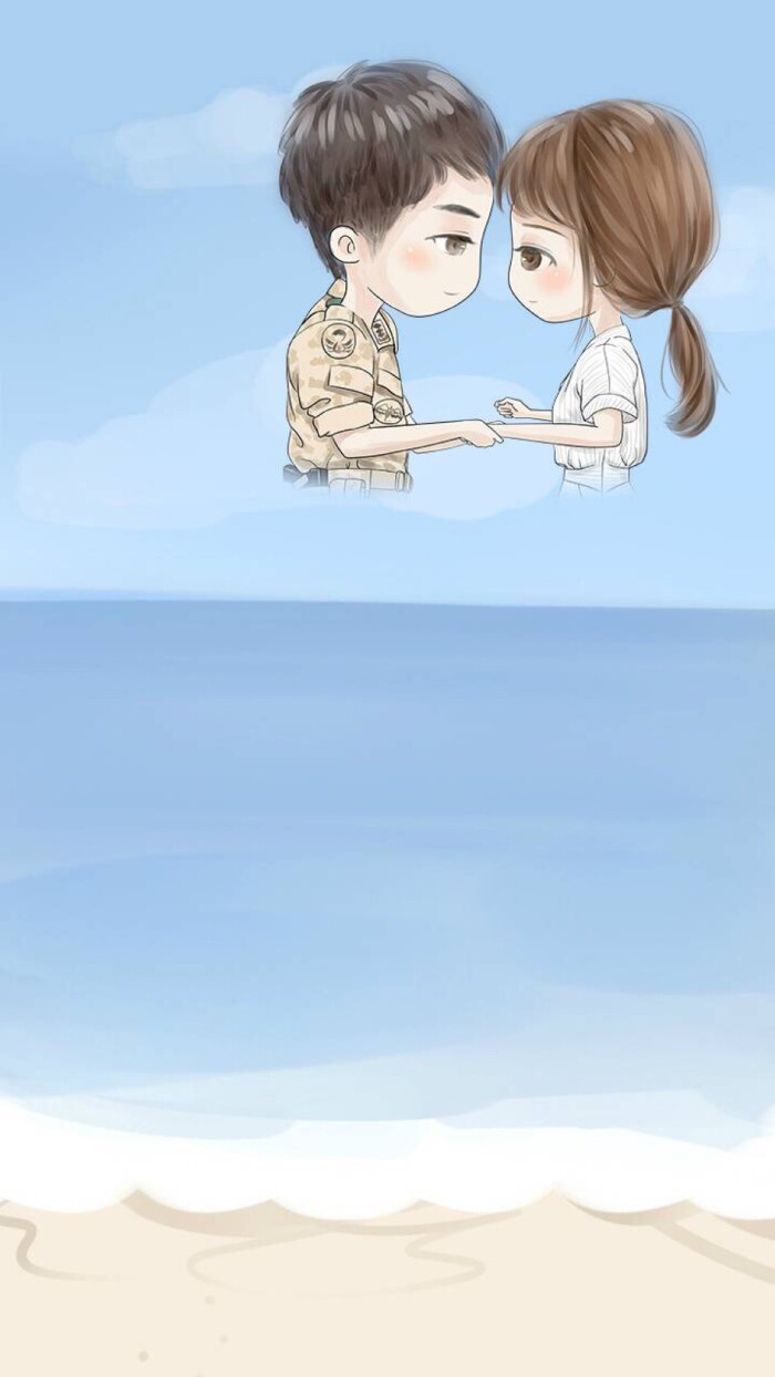 可爱壁纸 太阳的后裔