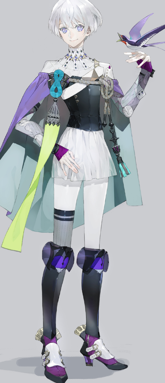 王国分享# by_japan_宇治山 喜撰,日本插画师,风格华丽细腻多变,同时