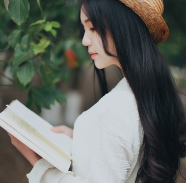 高清女生头像 唯美 长发 背景 小清新 意境 她回眸一霎那 似极了旧时