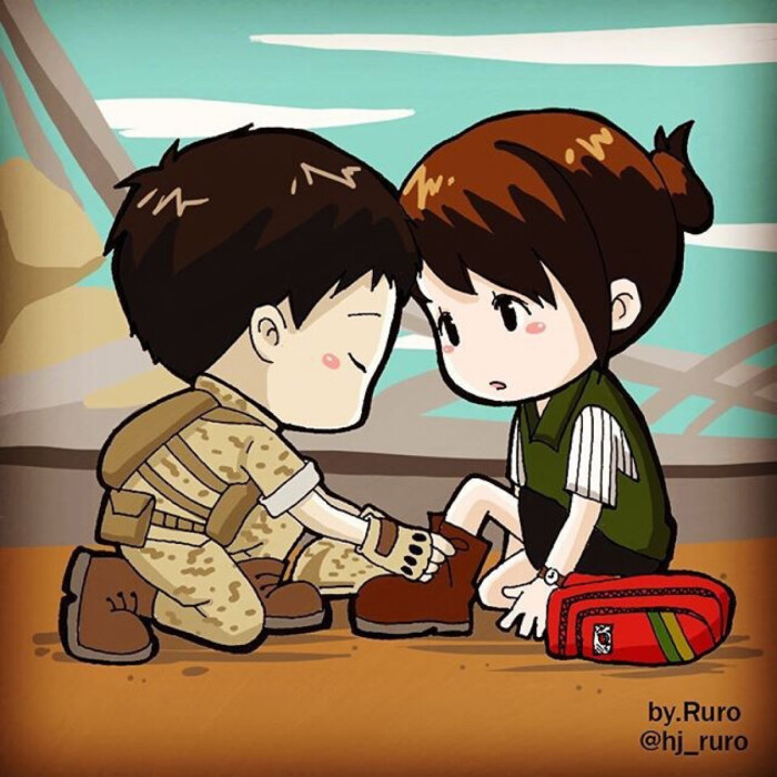 【太阳的后裔】漫画版经典场景