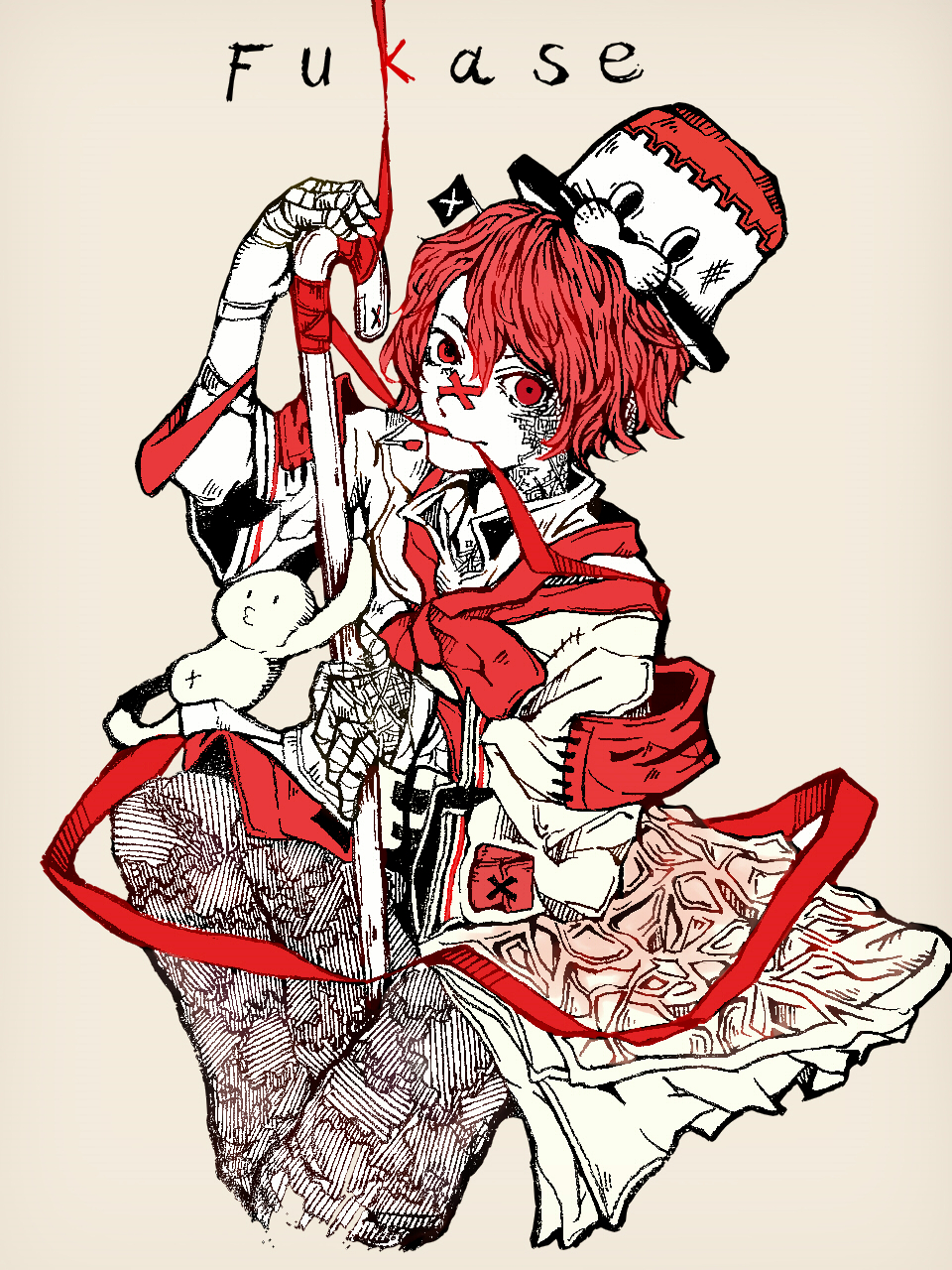 p站搬运无授权侵删致歉 p站 pixiv 插画名:fukase 投稿者:祺qip id=