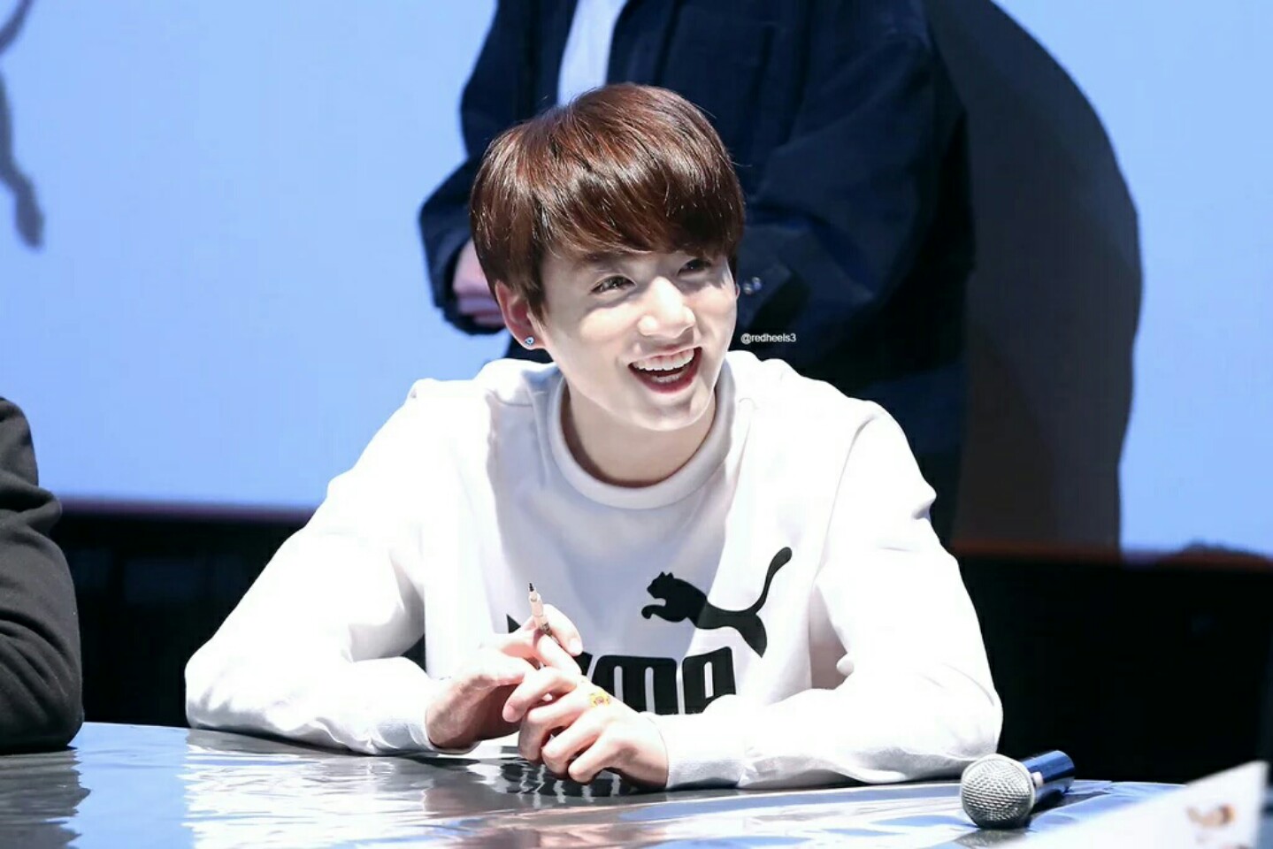 防弹少年团 bts 田柾国 jungkook 160402 puma 签名会