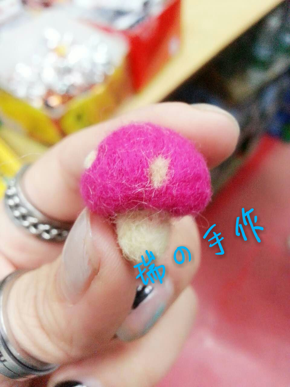 粉色小蘑菇