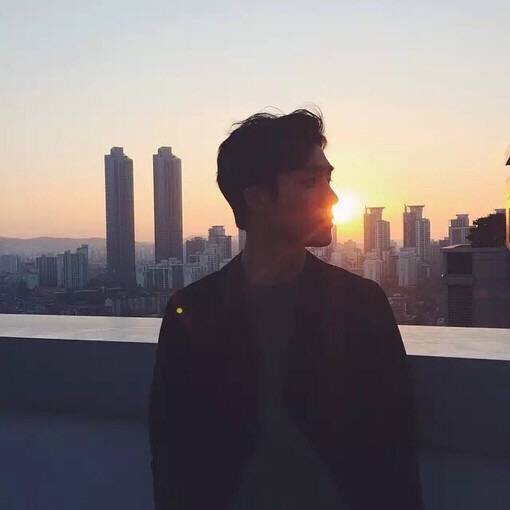清新 文艺 海边 夕阳 个性 男头像 情侣头像 就算终有一散也别辜负