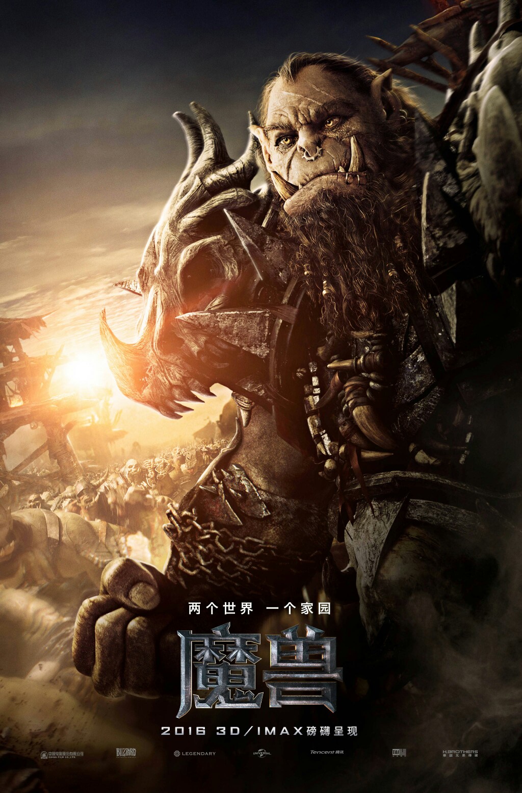 电影魔兽#人物海报全球同步首发!