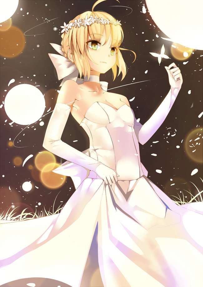 saber 暖色调 制服控 异世界 手机屏保壁纸 梦幻 意境 动漫 p站 插画