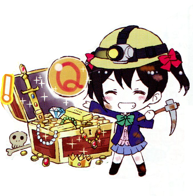 动漫 二次元 同人 lovelive 矢泽妮可 少女 q版 可爱 萌 头像