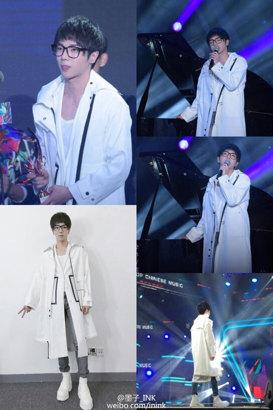 华晨宇 2016 0409 音乐风云榜 年度最佳偶像 年度最佳专辑演唱