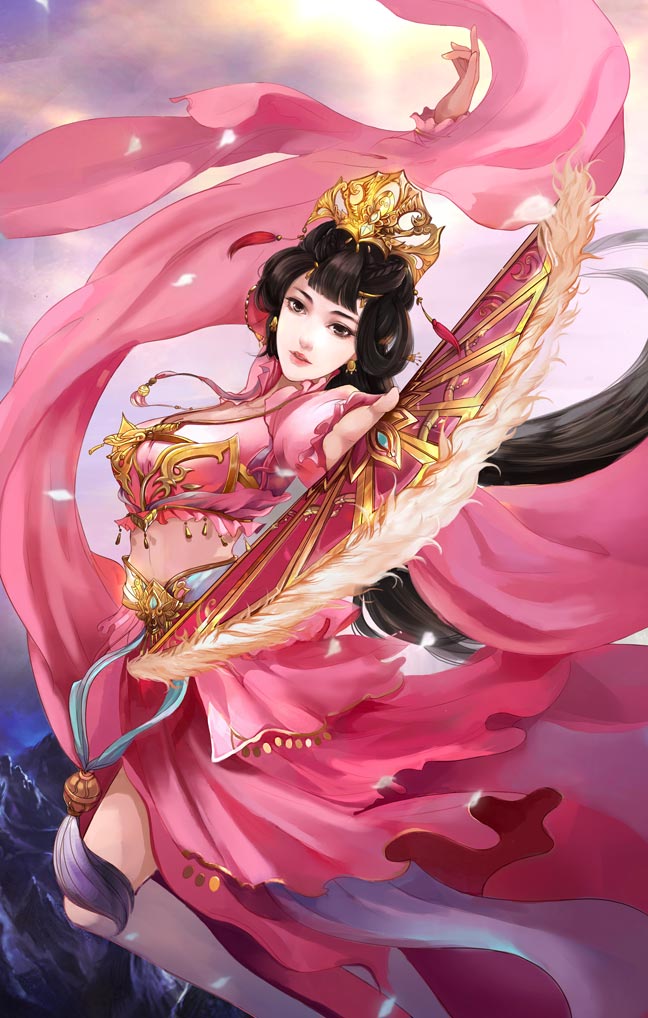 秦般若——痴心一曲己不知,花妖韵犹千千知.
