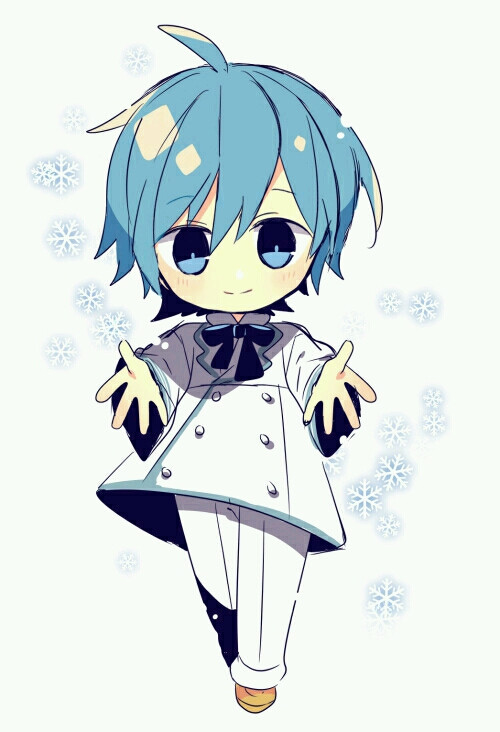 沐湷搬运二次元 插画 kaito 男 可爱 萌 vocaloid pixiv搬运侵删歉.
