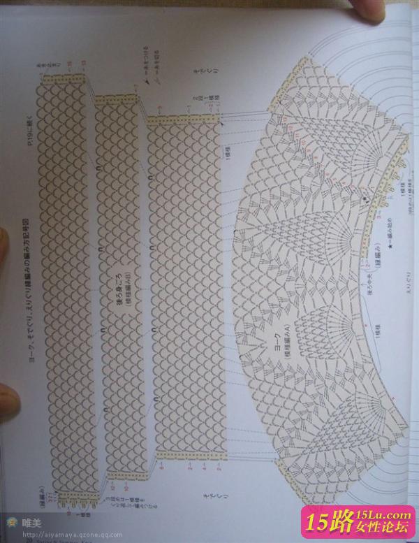 菠萝针的织法图解图片