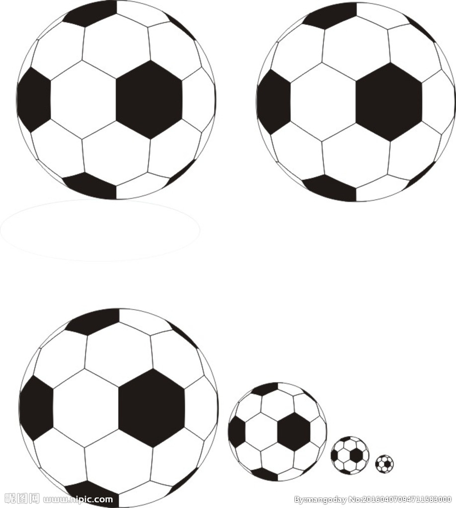 足球儿童线描画图片