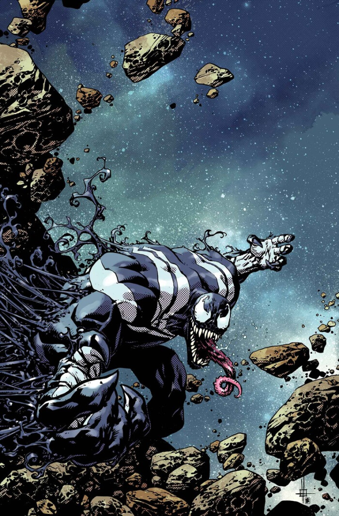 venom: space knight cover by zach howard