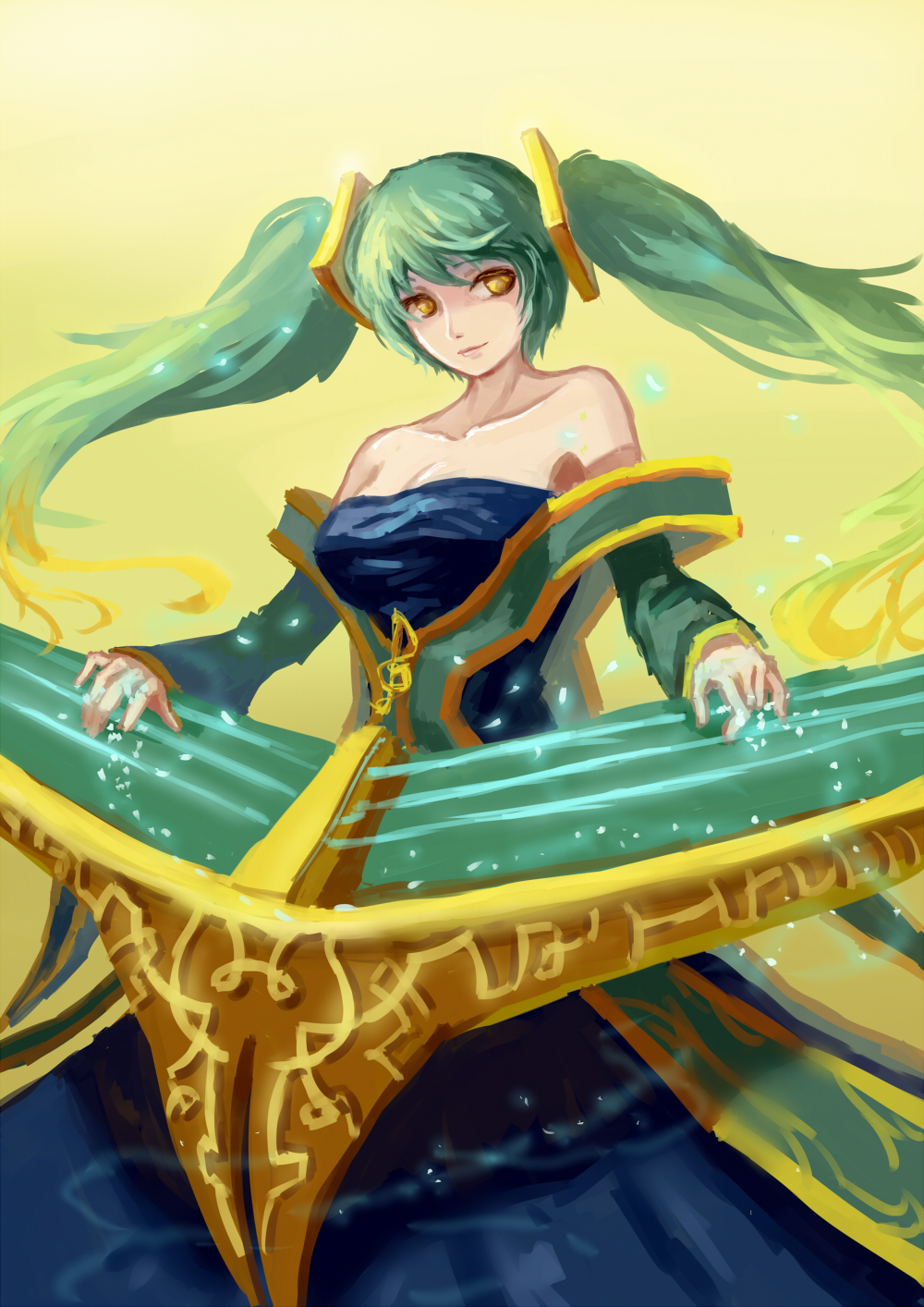 琴女(ps:都是自己一个个去画手那里找的,点击收藏给个赞吧!