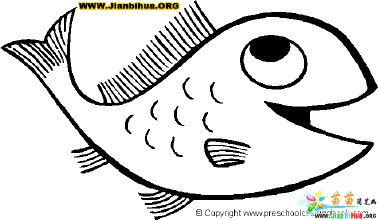 黄颡鱼简笔画图片