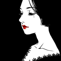 清新 短发 漫画 动漫 插画 个性 黑白 怀旧 高冷 女头像 就算终有一散