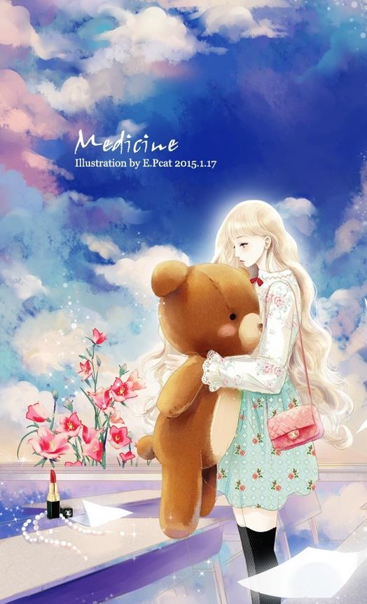 动漫森系少女