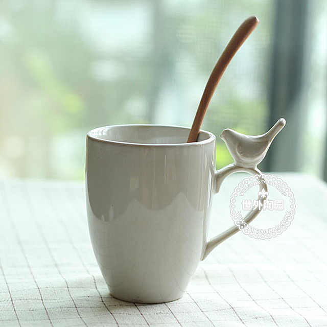法式复古做旧陶瓷马克杯/茶杯子/咖啡杯kg