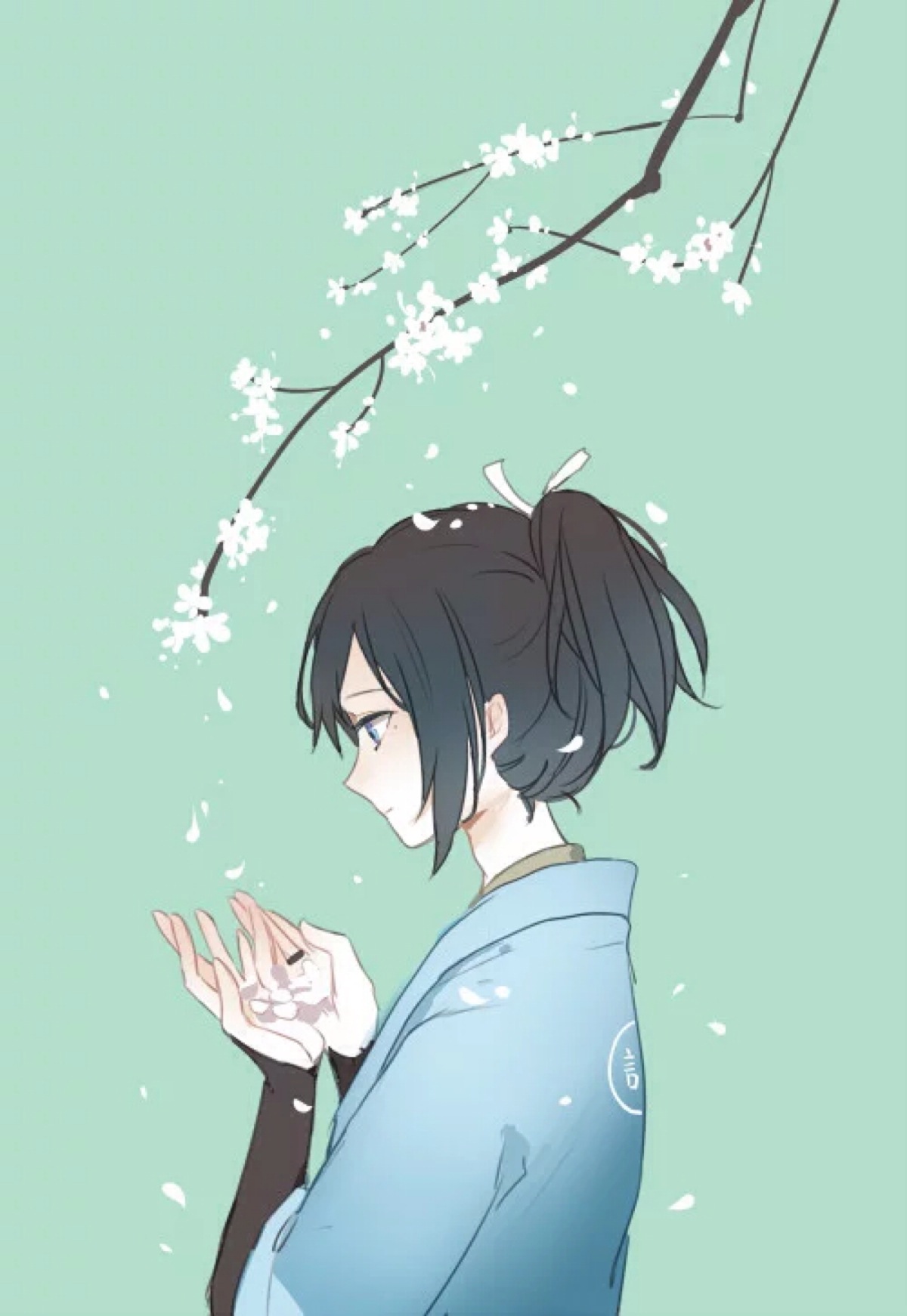 【新堂彩】刀剑乱舞 大和守安定 动漫 情头 基头 男头 p站画师 美少年