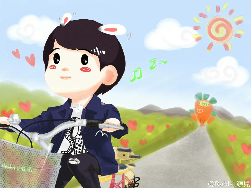 王源卡通形象cr:logo