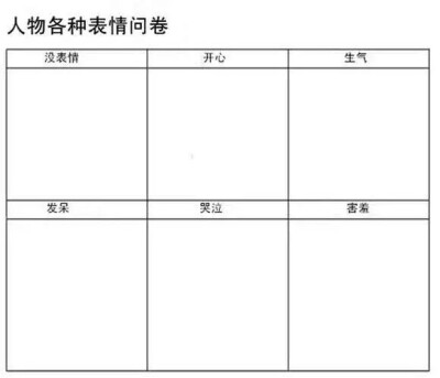 画风问卷图片