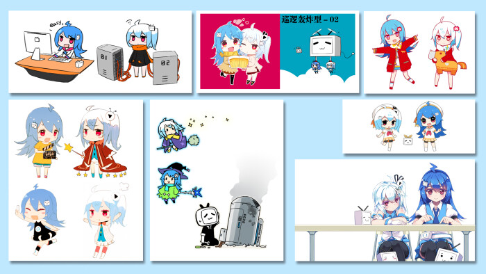 ( ゜- ゜)つロ 乾杯~ - bilibili b站 22娘 33娘 插画 动漫 自截