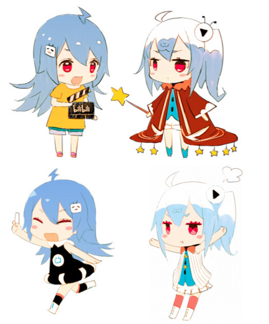 ( ゜- ゜)つロ 乾杯~ - bilibili b站 22娘 33娘 插画 动漫 自截