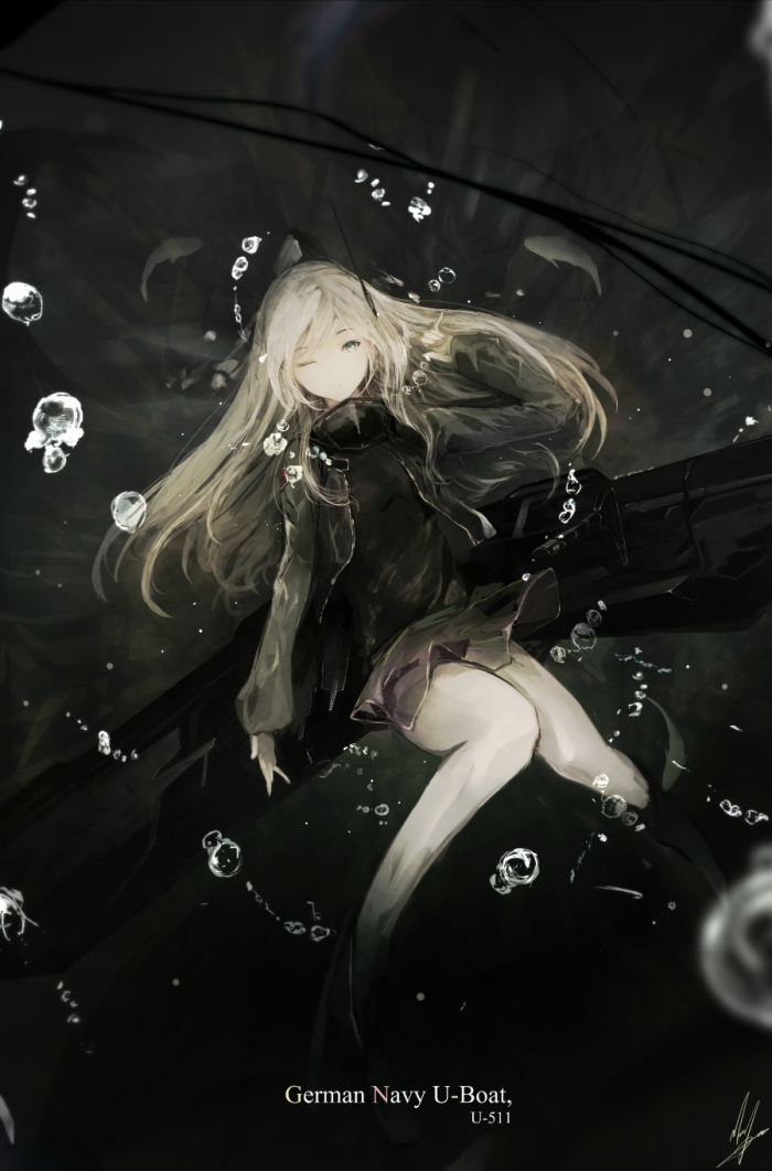 pixiv# 少女 黑暗系 涂鸦 插画