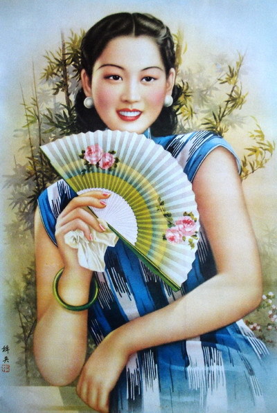 设计商品商标包装,为我国最早的商业美术家之一,其设计的美丽700_1045