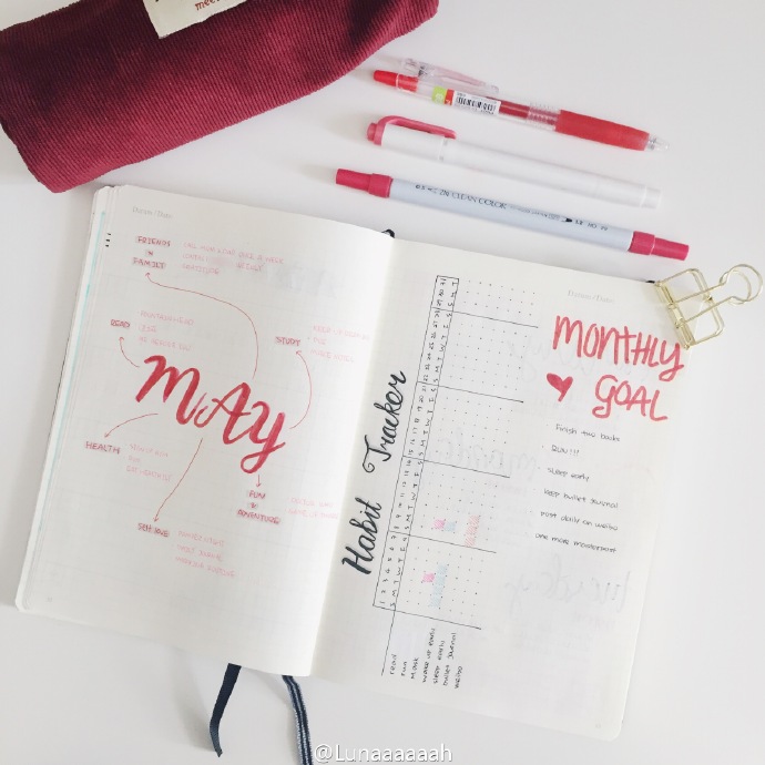 给你看看我的手帐吧##bulletjournal# 第一个九宫格一定要给你们安利